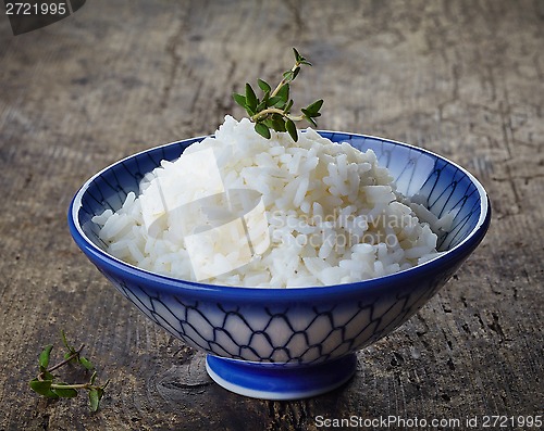 Image of bowl of fresh boiled rice
