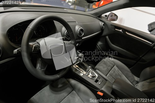Image of Interior of a high class car