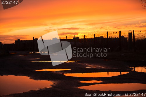 Image of Sunset in the ghetto