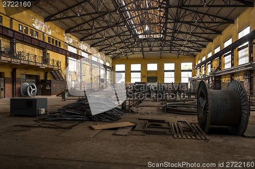 Image of Electricity distribution hall in metal industry