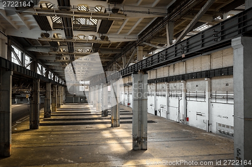 Image of Large industrial hall of a repair station