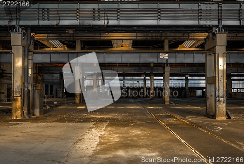 Image of Large industrial hall of a repair station