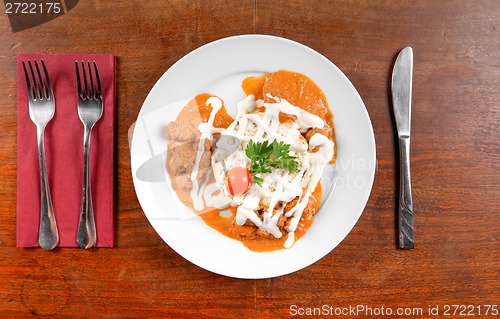 Image of Delicious stew on the table