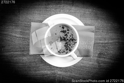 Image of Delicious soup in white dish