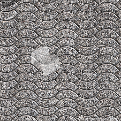 Image of Granular Paving Slabs. Seamless Tileable Texture.