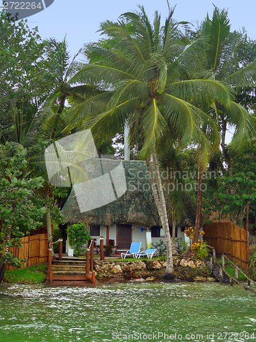 Image of Idyllic mayan house