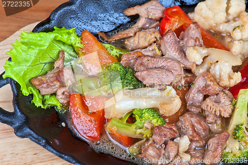 Image of meat with vegetables