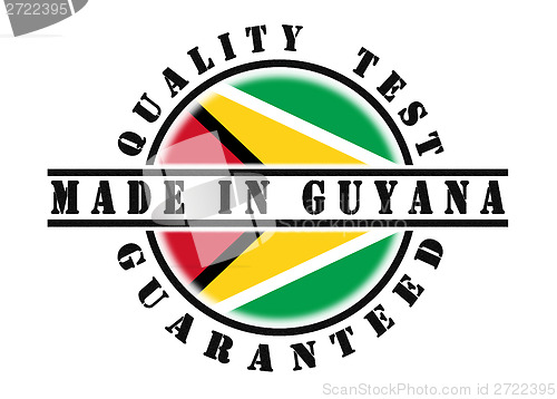 Image of Quality test guaranteed stamp 