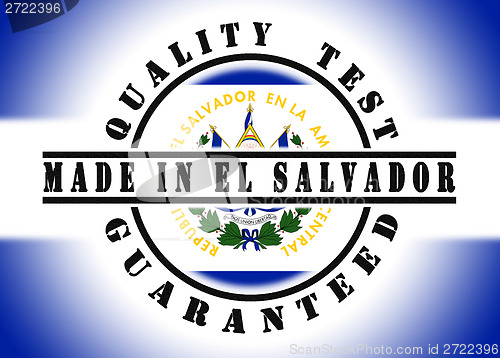 Image of Quality test guaranteed stamp 