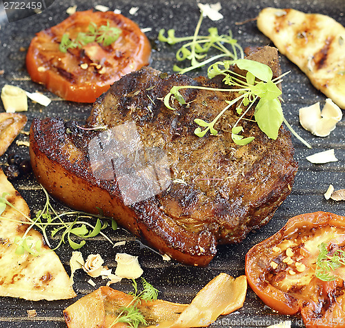 Image of Grilled pork steak 