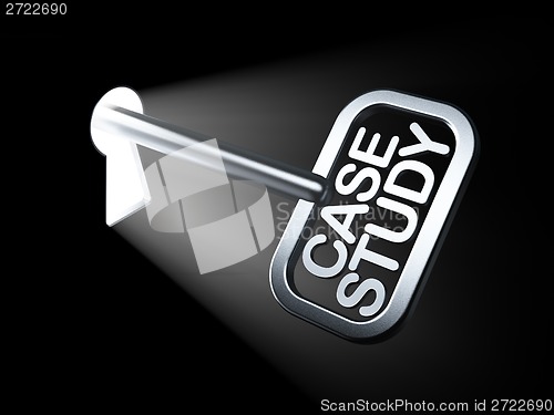 Image of Education concept: Case Study on key