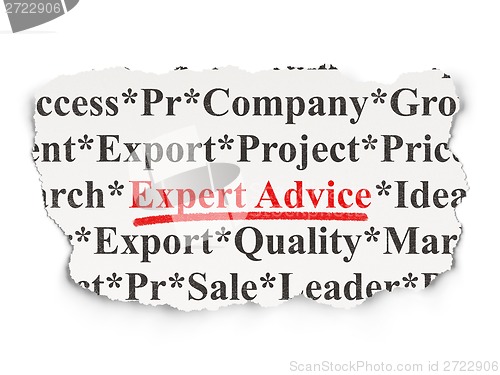 Image of Law concept: Expert Advice on Paper background