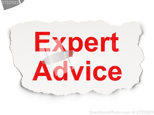 Image of Law concept: Expert Advice on Paper background