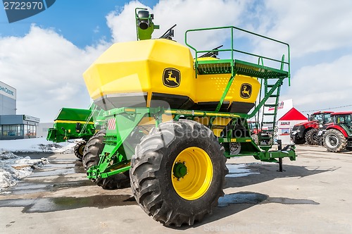 Image of Agriculture equipment on exhibition. Tyumen