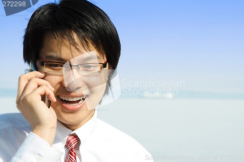 Image of Busy businessman