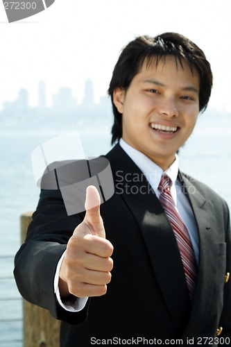 Image of Smiling businessman