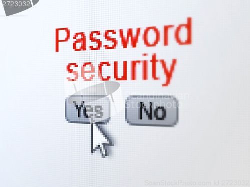 Image of Privacy concept: Password Security on digital computer screen