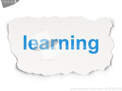 Image of Education concept: Learning on Paper background