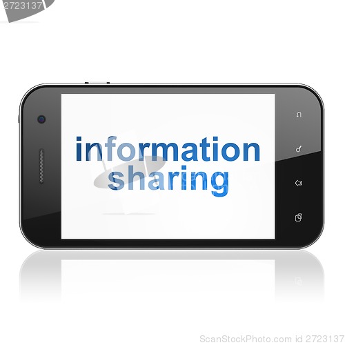 Image of Information concept: Information Sharing on smartphone