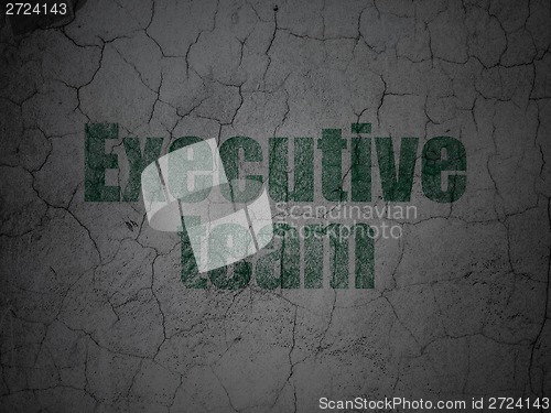 Image of Business concept: Executive Team on grunge wall background
