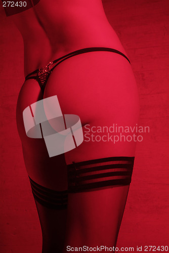 Image of ass in red