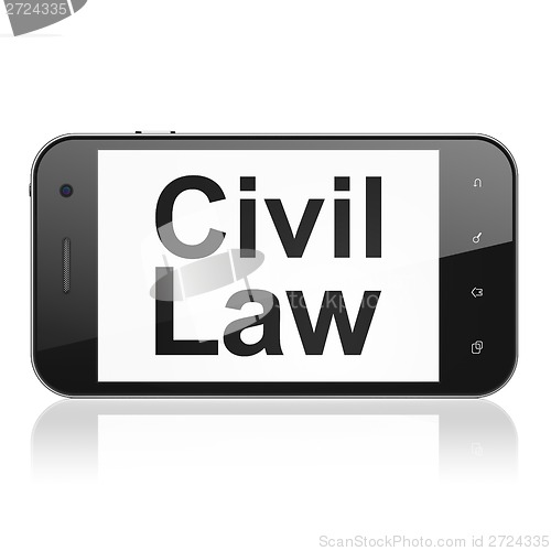 Image of Civil Law on smartphone
