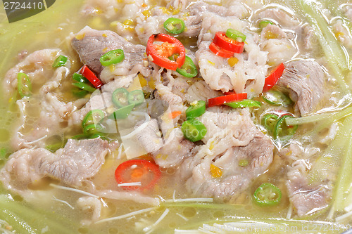 Image of Chinese Food: Boiled beef slices with pepper