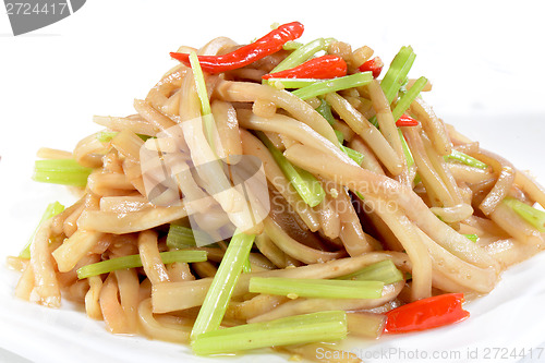 Image of Chinese Food: Fried eggplant slices
