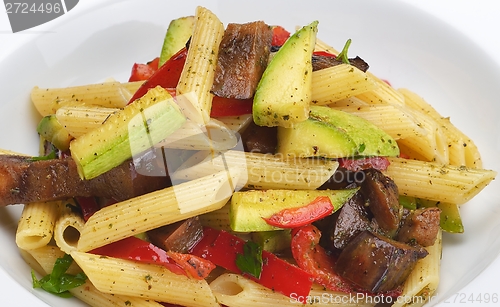 Image of Pasta with shrimps, herbs and mashrooms