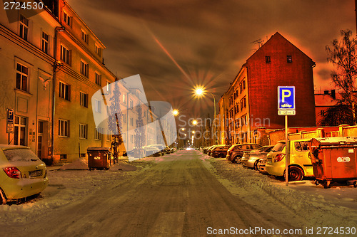 Image of street of Ostrava, Czech republic (HDR)