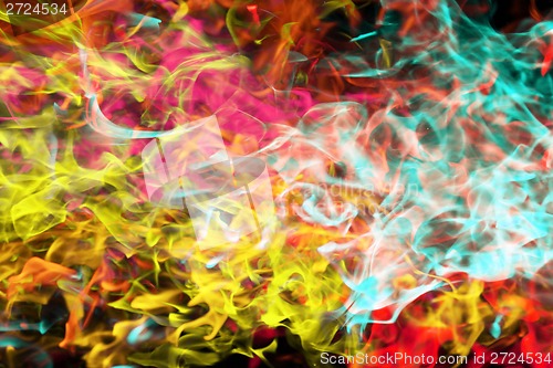 Image of abstract color fire background