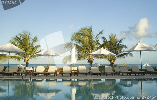 Image of swimming pool at luxury resort