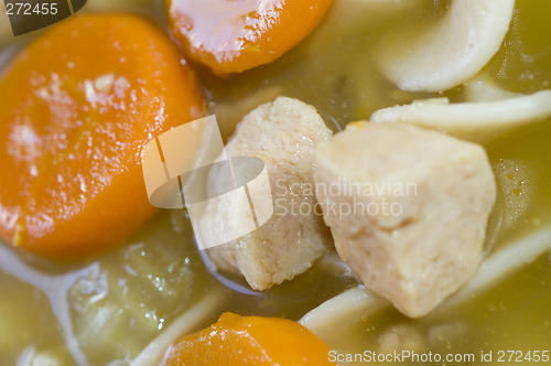 Image of turkey noodle soup