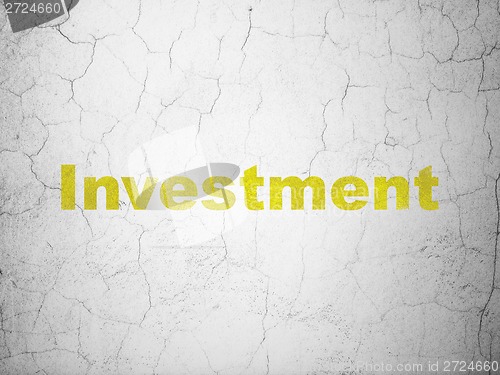 Image of Business concept: Investment on wall background