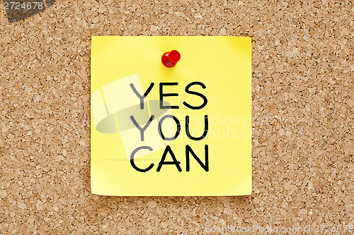 Image of Yes You Can Sticky Note