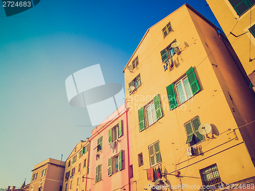 Image of Retro look Genoa old town