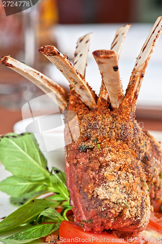 Image of roasted lamb rib