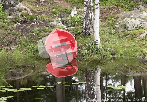 Image of Red boat