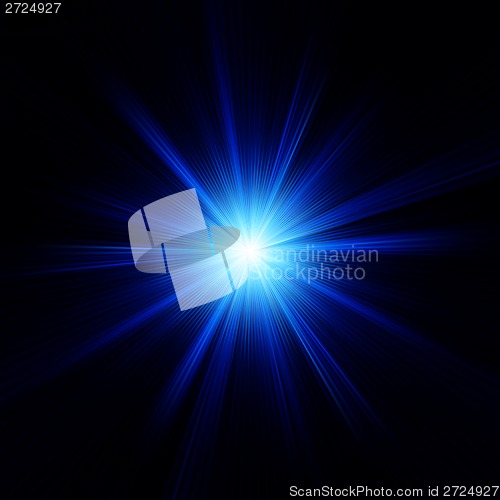 Image of Blue color design with a burst. EPS 10