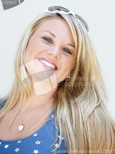 Image of Beautiful blond woman