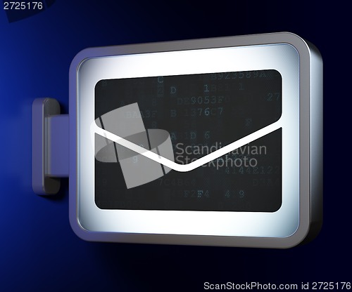 Image of Business concept: Email on billboard background