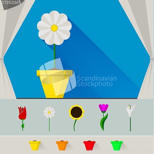 Image of Illustration of flowers