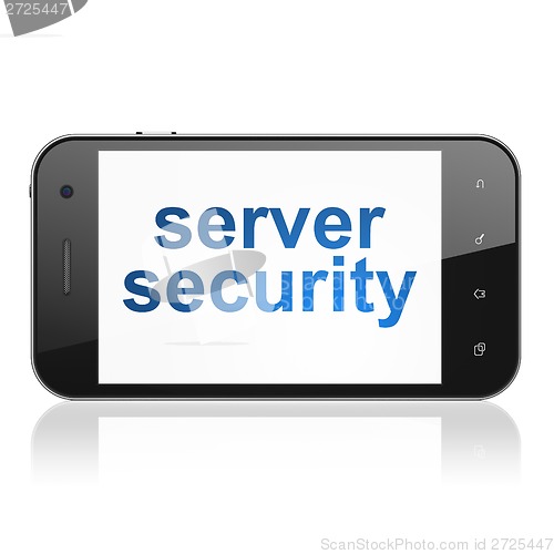 Image of Protection concept: Server Security on smartphone