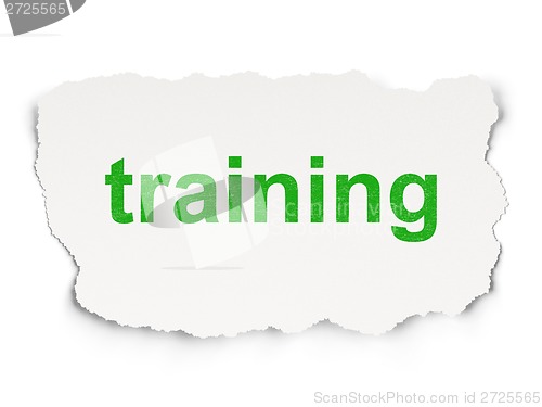 Image of Education concept: Training on Paper background