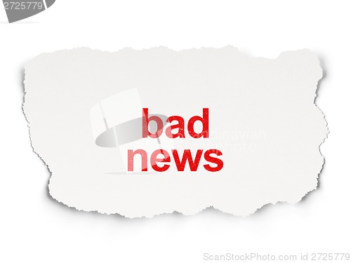 Image of Bad News on Paper background