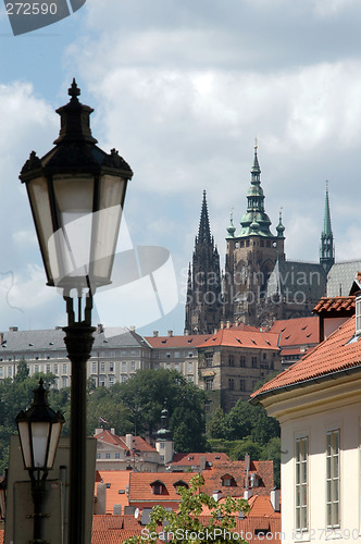 Image of presidential palace street scene prague