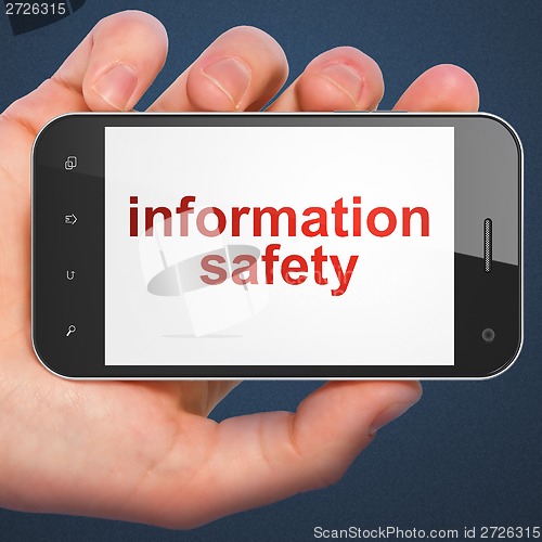 Image of Information Safety on smartphone