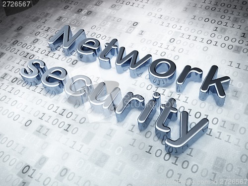 Image of Silver Network Security on digital background