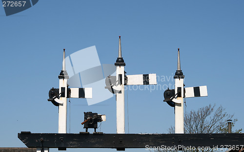 Image of railway signals