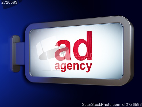 Image of Marketing concept: Ad Agency on billboard background